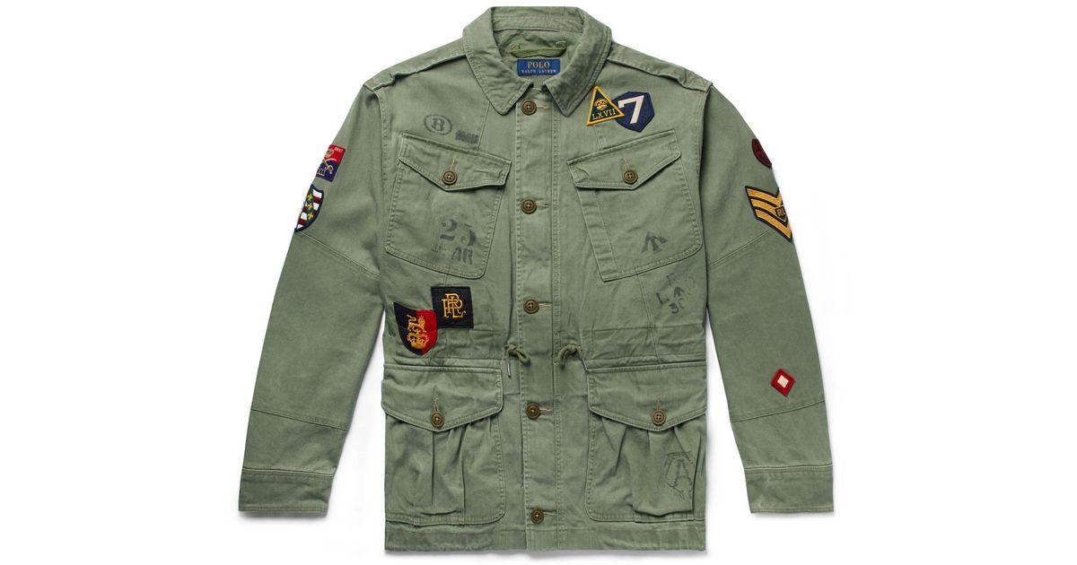 Cotton twill field top jacket ralph lauren