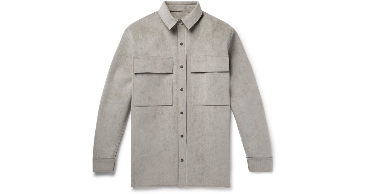 fear of god suede jacket