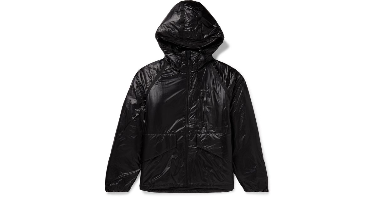 Gramicci Padded Cordura Ripstop Hooded Jacket in Black for Men - Lyst