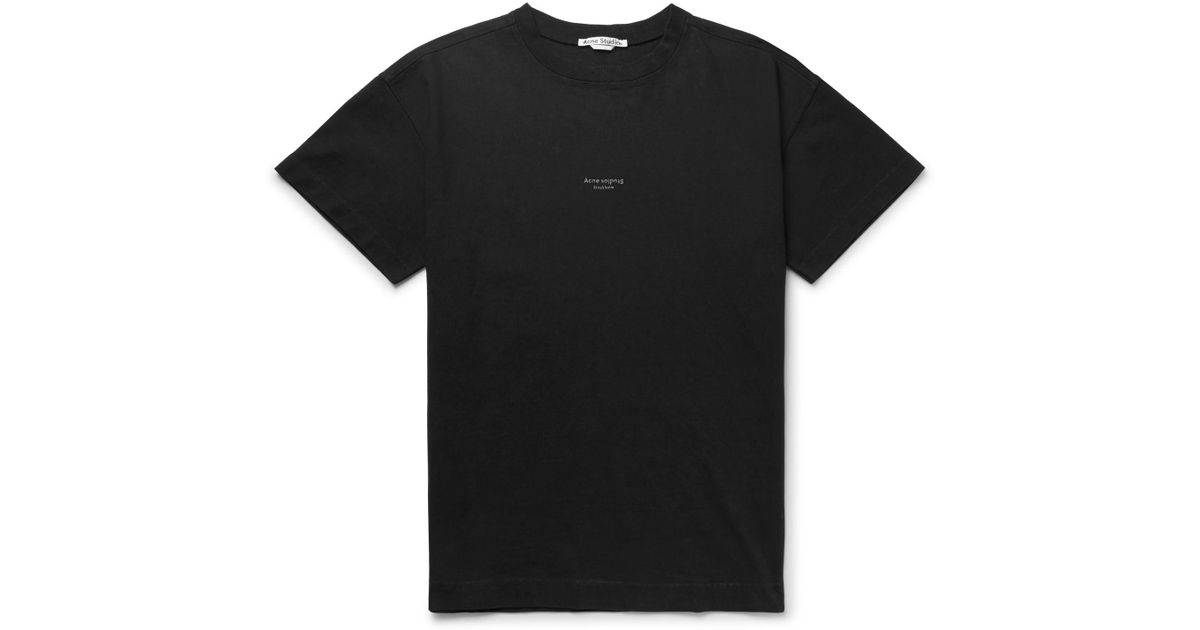 acne studios garment dyed t shirt