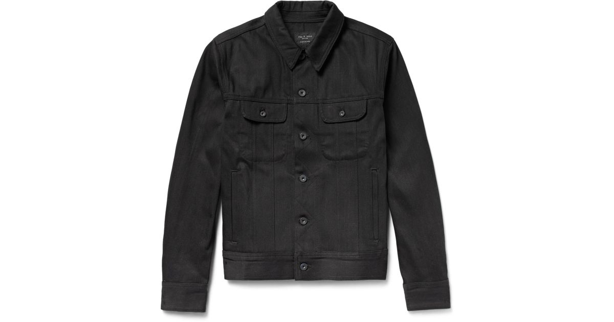 rag and bone selvedge denim jacket