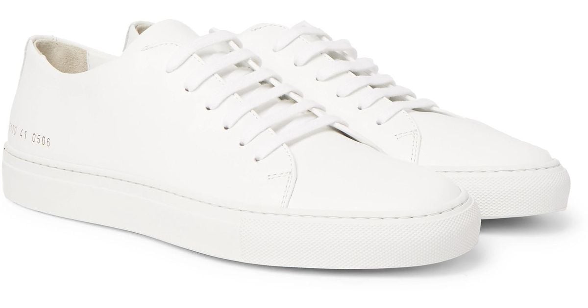 Common Projects Court Leather Sneakers 