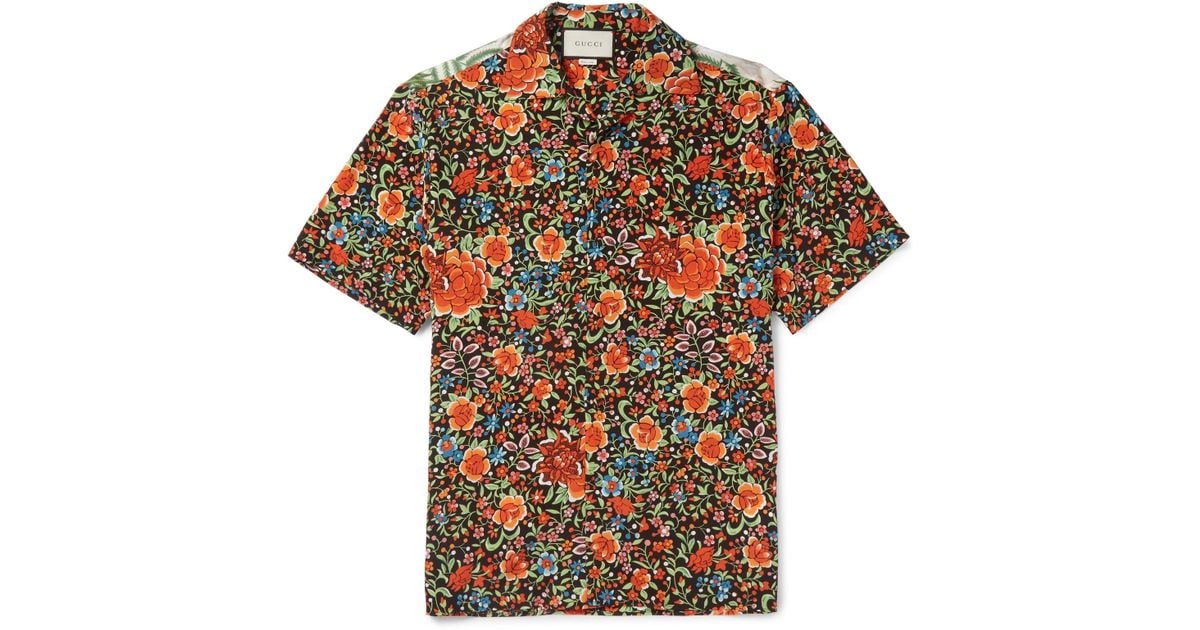 Gucci camp collar Clearance