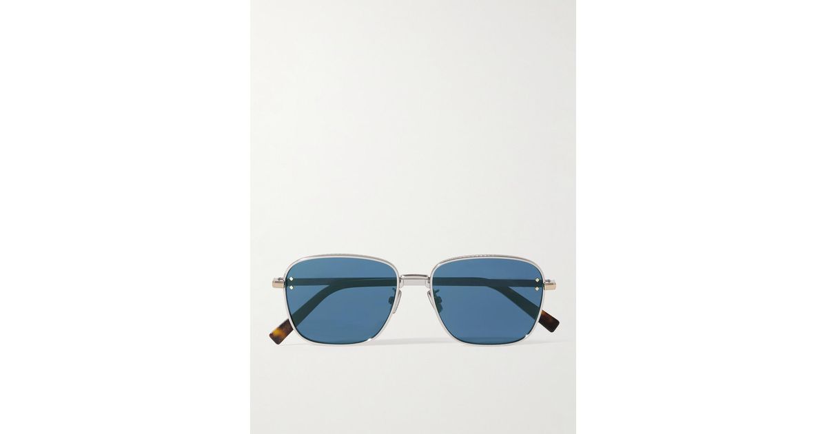 Dior Cd Diamond S4u Dframe Silvertone And Tortoiseshell Acetate