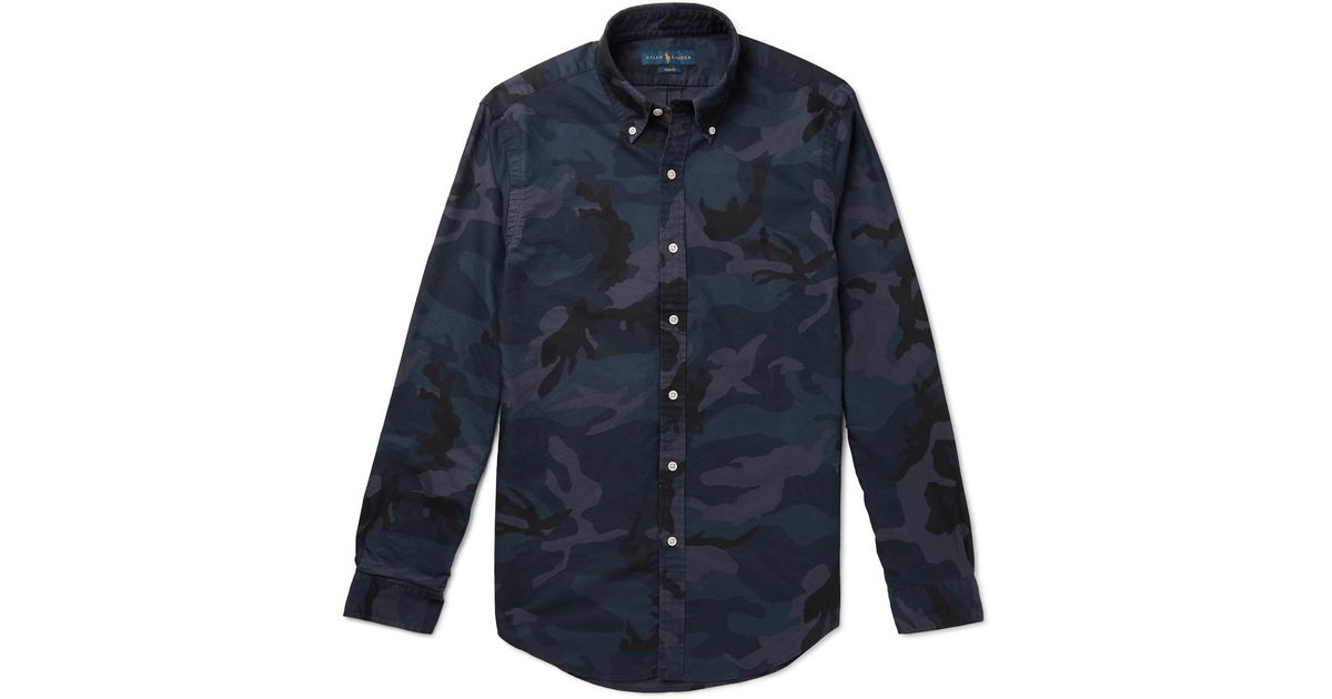 Button-down Collar Cotton-twill Shirt 