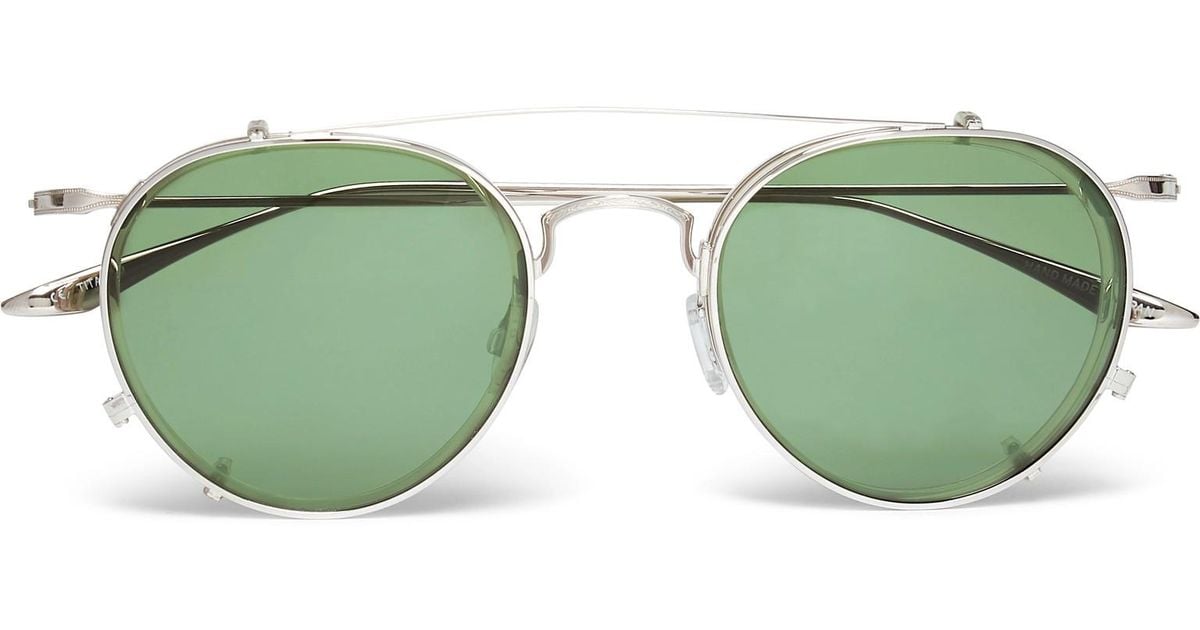 Barton Perreira Aalto Roundframe Titanium And Acetate Optical Glasses