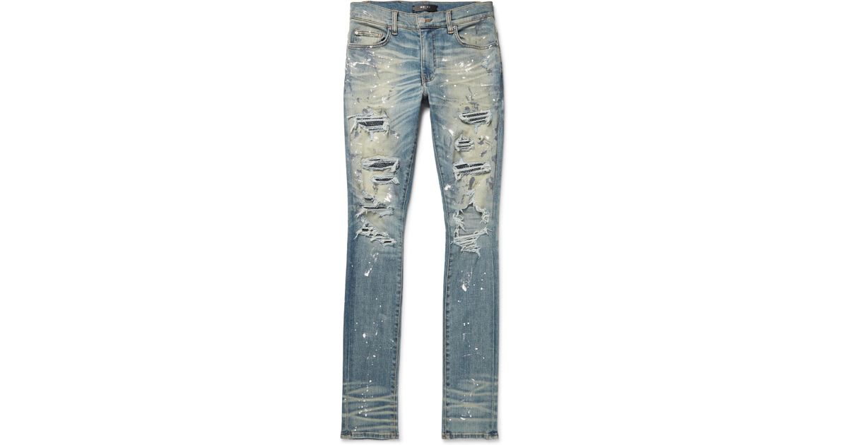 amiri crystal jeans