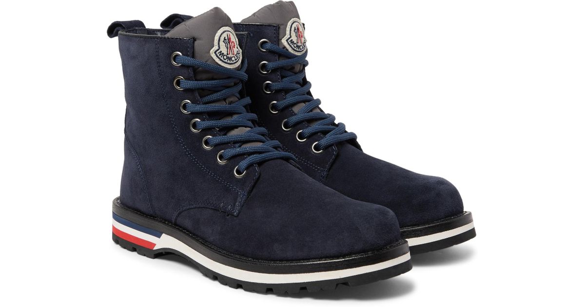 Moncler New Vancouver Suede Boots in 