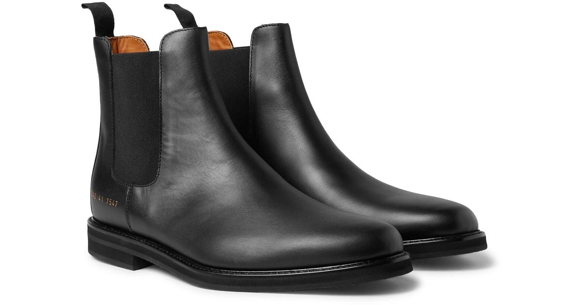 Common projects chelsea boots black cheap