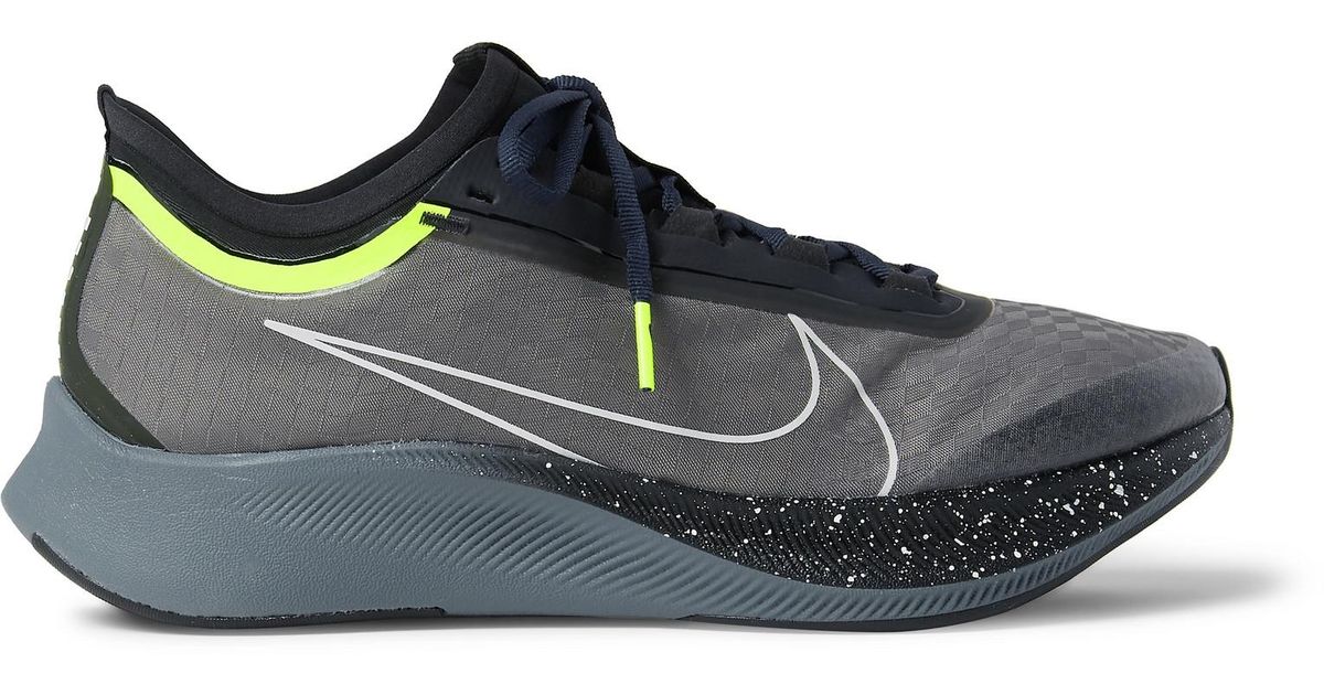 Nike Zoom Fly 3 Premium Vaporweave Running Sneakers in Black for Men | Lyst  UK