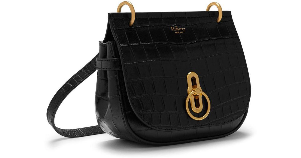 mulberry black satchel bag