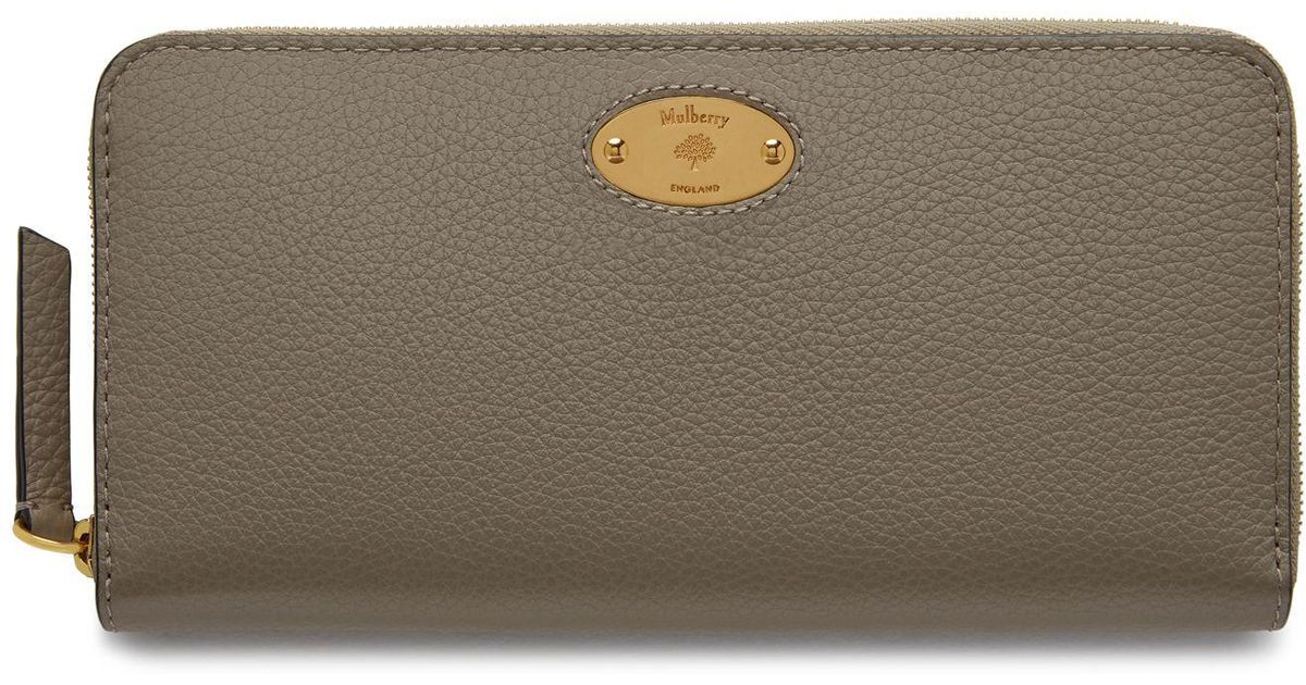grey mulberry purse