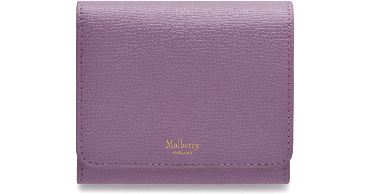 purple mulberry purse