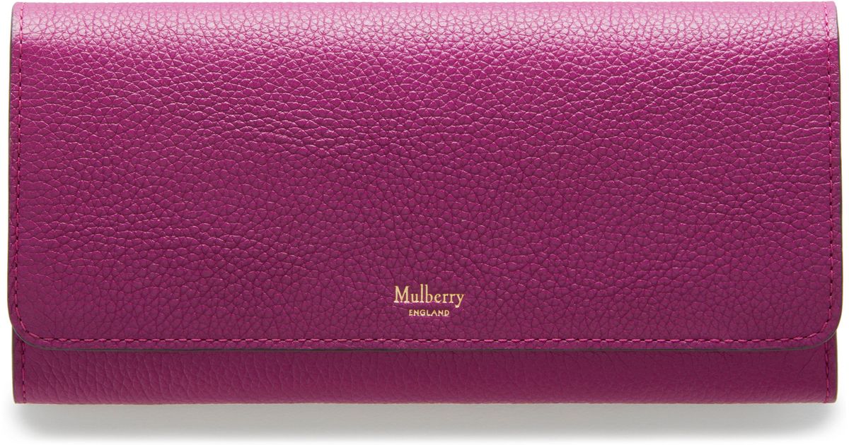 purple mulberry purse
