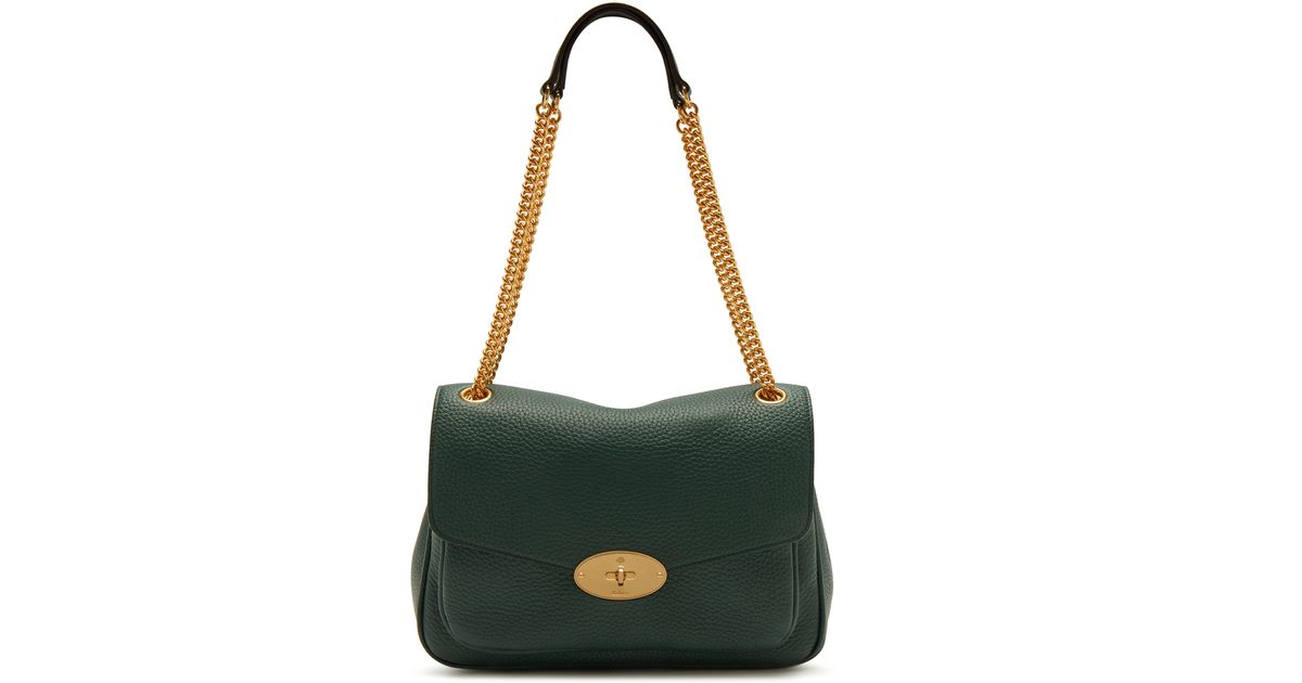 Mulberry Darley Shoulder Bag In Green Heavy Grain Lyst