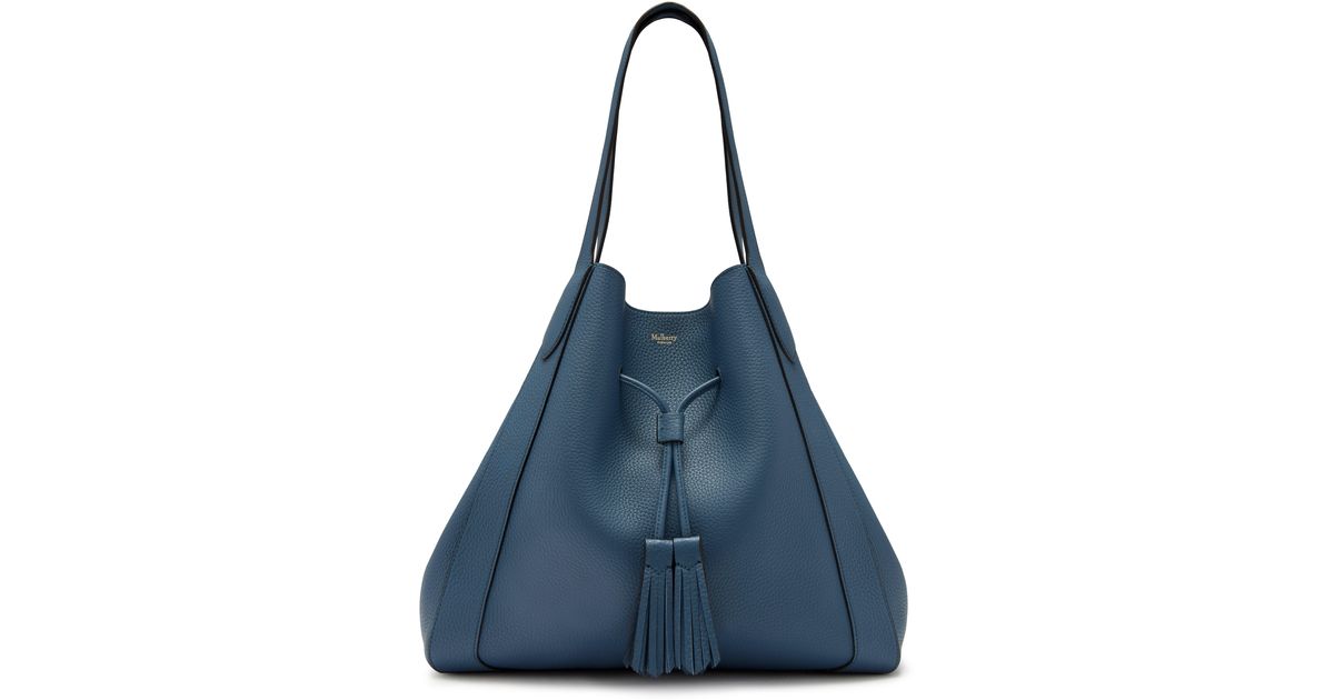 Mulberry Millie Drawstring Tote Bag in Blue | Lyst