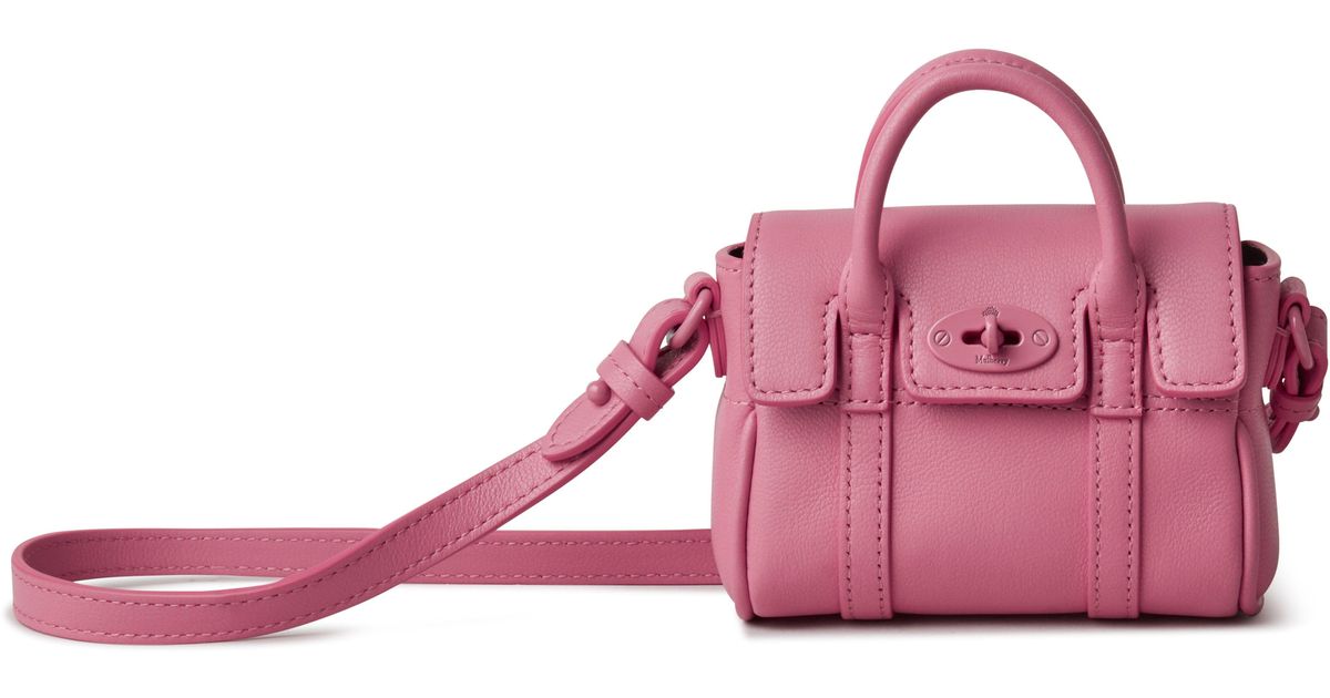 Mulberry Micro Bayswater in Purple | Lyst
