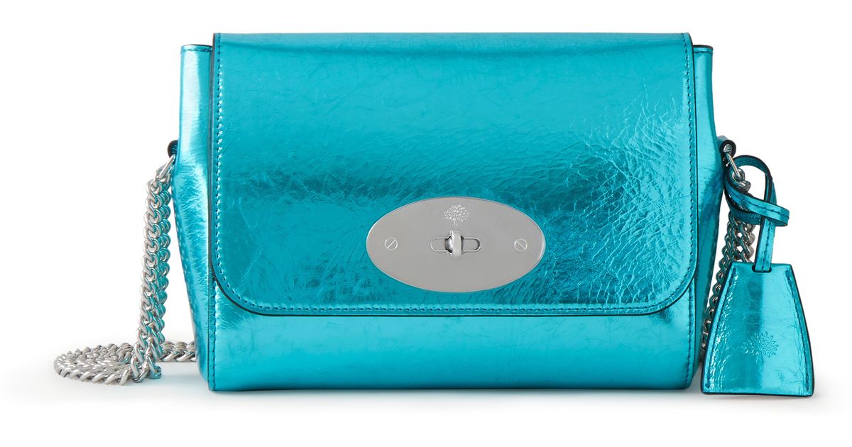Mulberry Triple Chain Lily in Blue Lyst