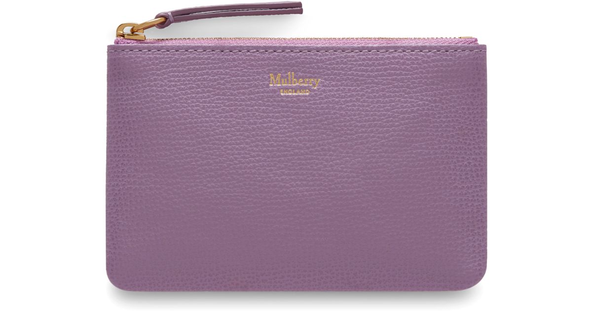 purple mulberry purse