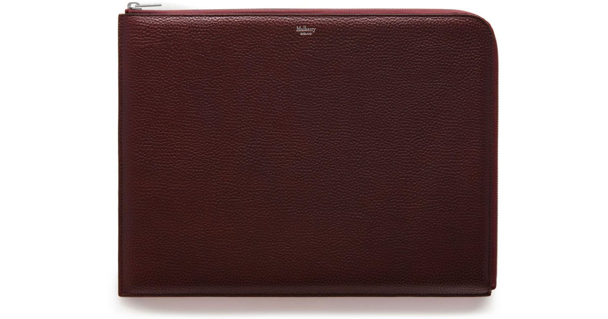 best loved buying new popular brand Mulberry Large Tech Pouch In Oxblood Natural Grain Leather for Men ... best loved buying new popular brand Mulberry Large Tech Pouch In Oxblood Natural Grain Leather for Men ...