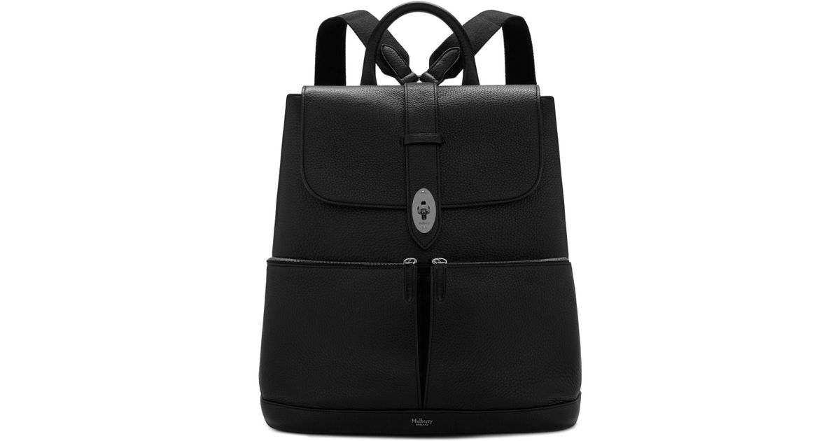 mulberry black backpack
