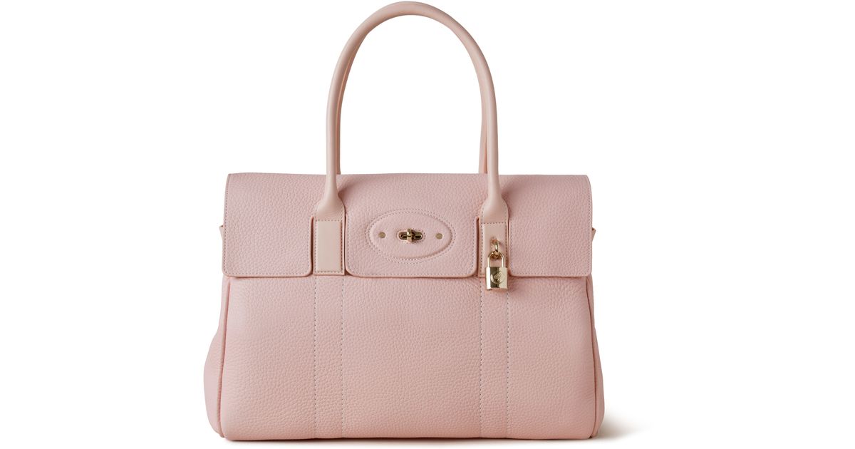 Mulberry Bayswater In Icy Pink Heavy Grain | Lyst