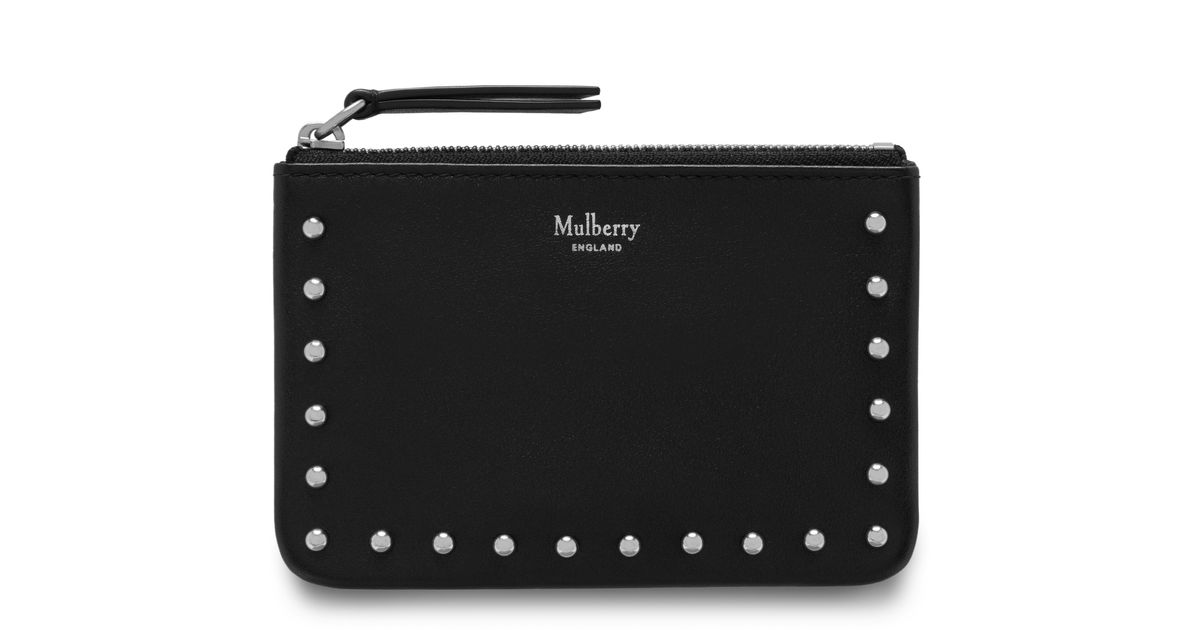 mulberry pouch black