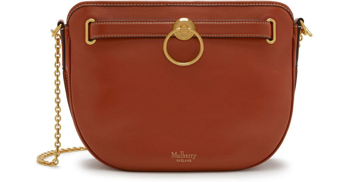 Mulberry Brockwell In Red Clay Silky Calf Lyst