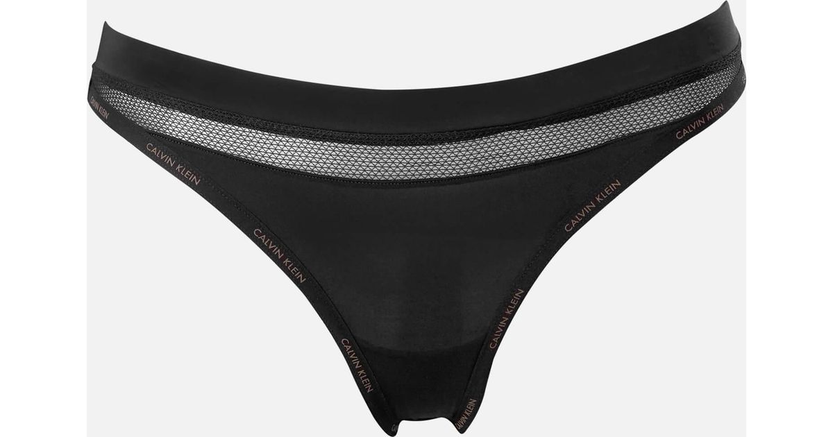 calvin klein mesh thong