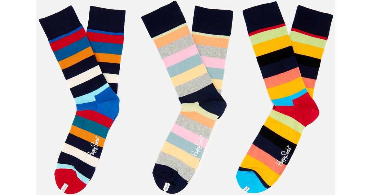 happy socks stripes