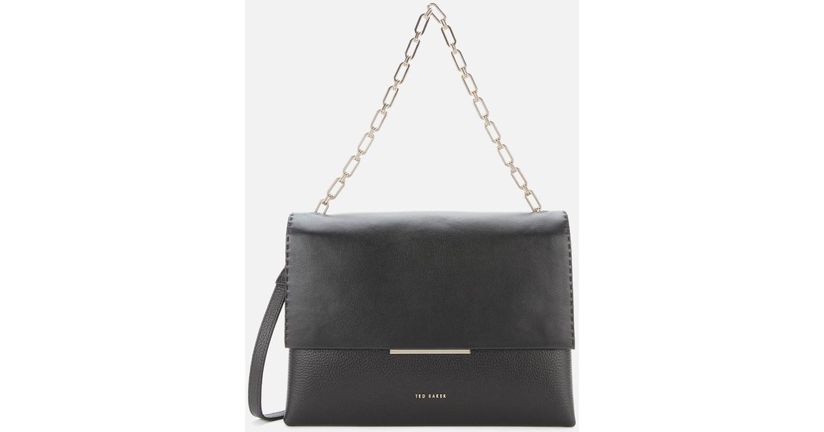 Ted Baker Diaana Leather Shoulder Bag in Black Lyst