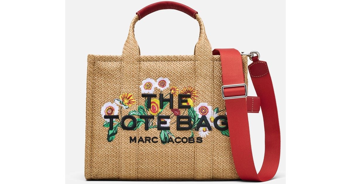 【MARC JACOBS】The Medium Daisy Woven トートバッグ Natural Marc Jacobs The Daisy Woven Medium Tote Bag | Saks Fifth Avenue