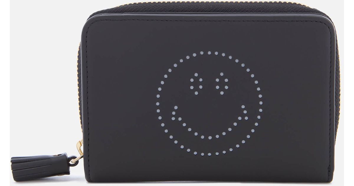 anya hindmarch smiley wallet