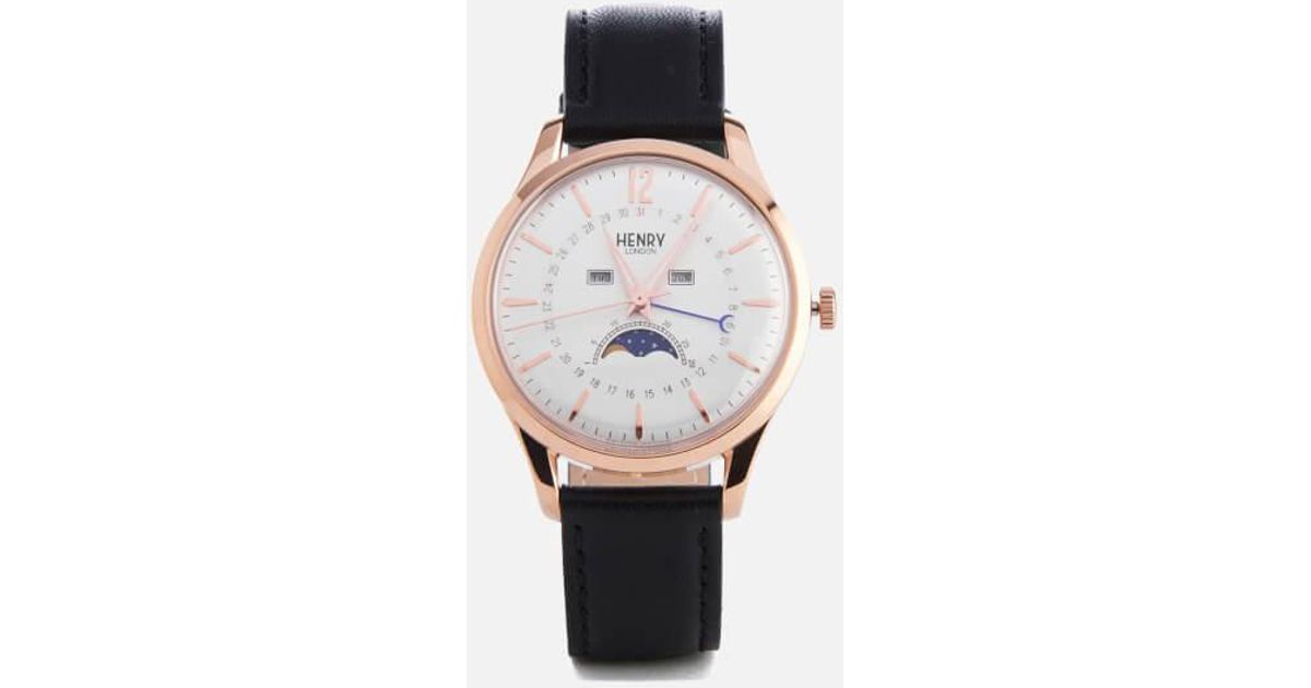 henry london moonphase watch