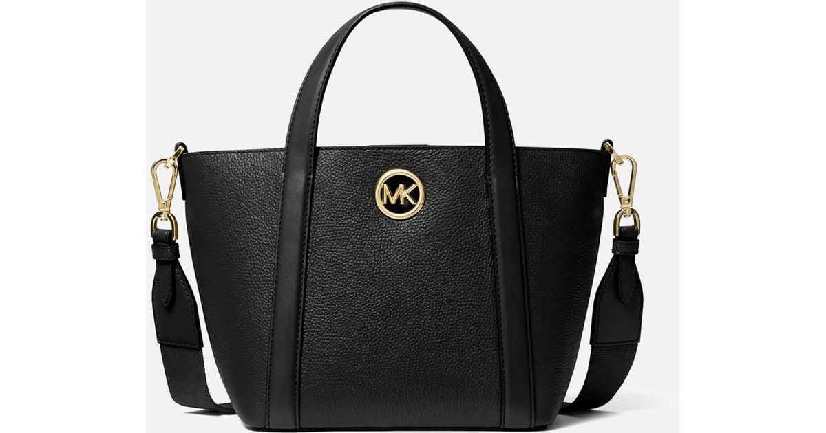 Michael kors small black tote deals