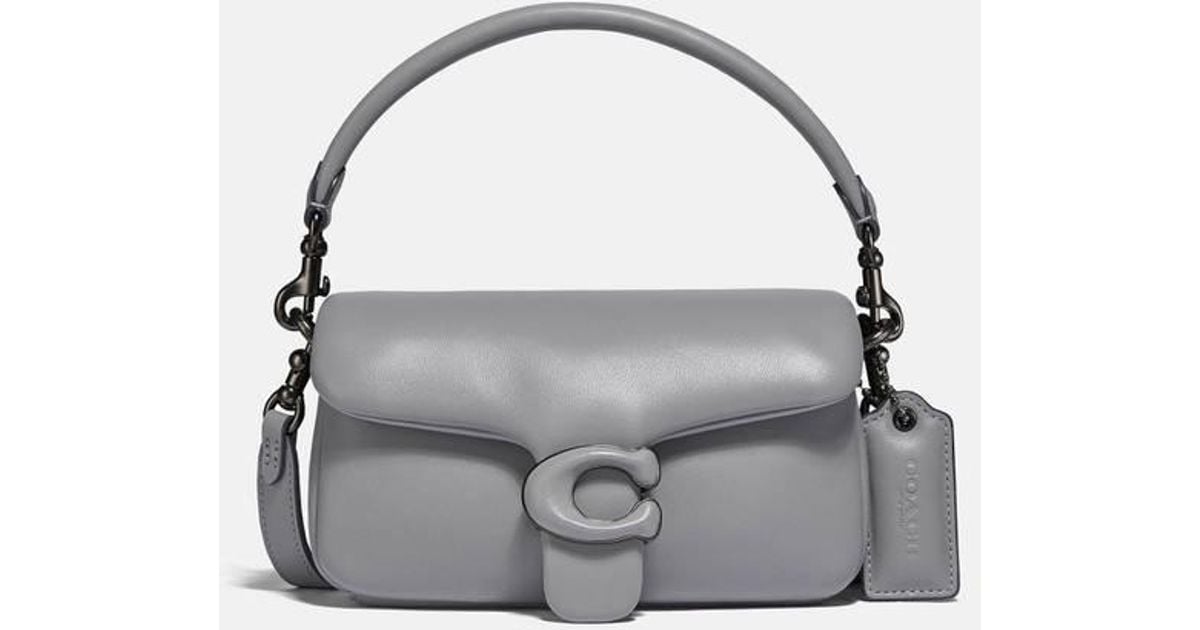 COACH Pillow Tabby Shoulder Bag 18 in Gray