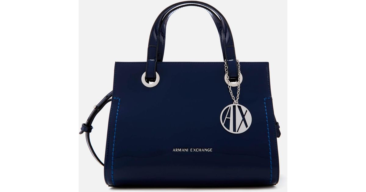 armani exchange patent bag