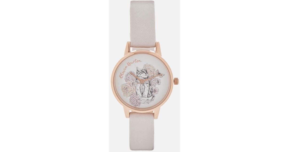 Olivia burton watch cat sale