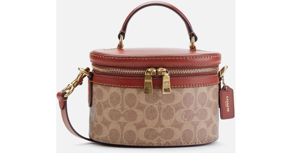 coach signature trail bag