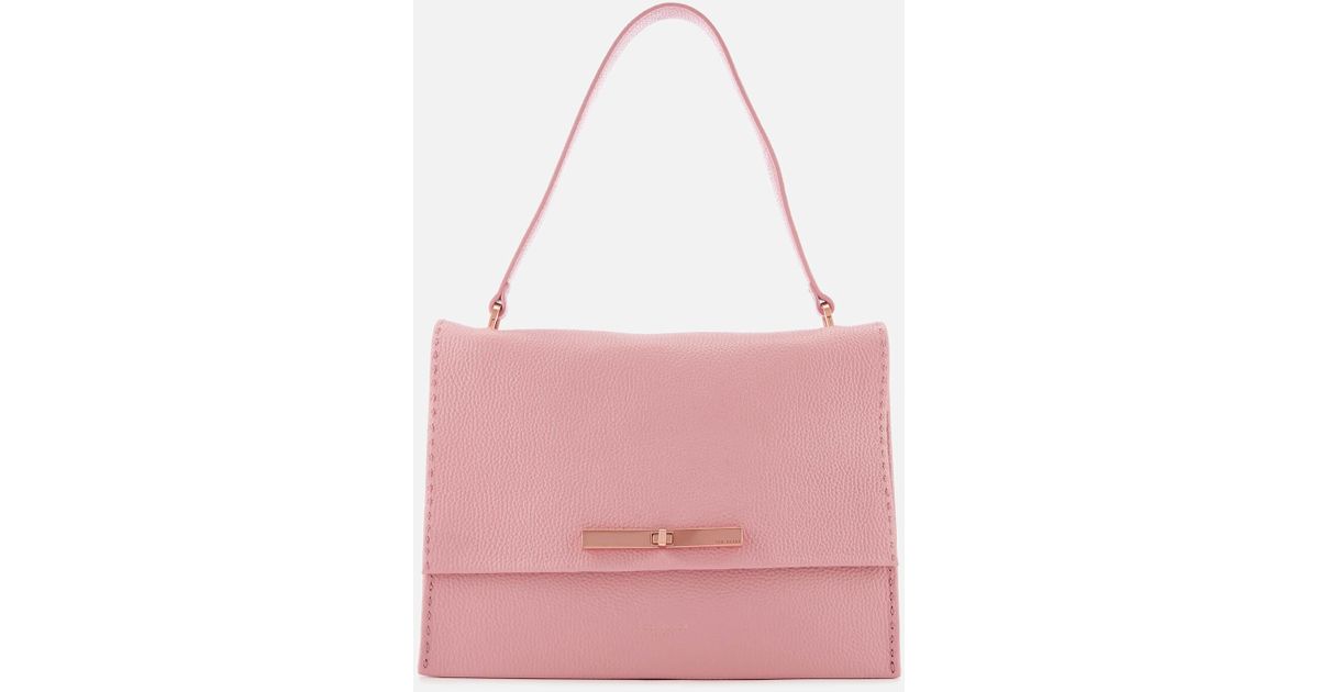 ted baker jessi concertina leather shoulder bag