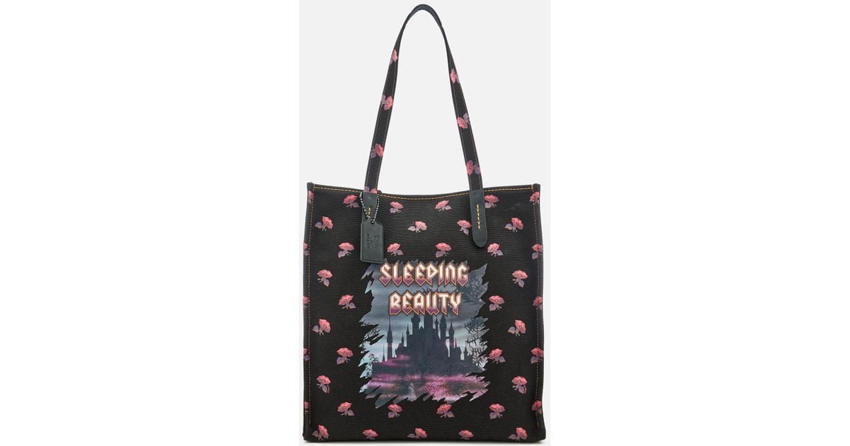 Coach x Disney Sleeping Beauty Tote - Black