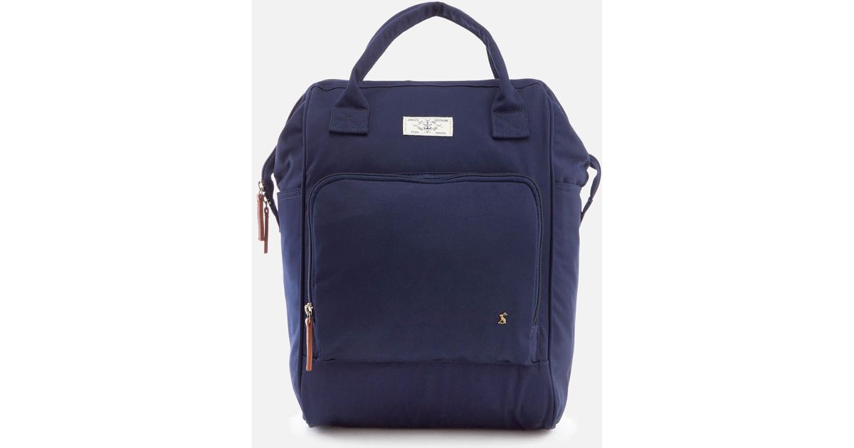 Joules Cotton Coast Rucksack in Blue 
