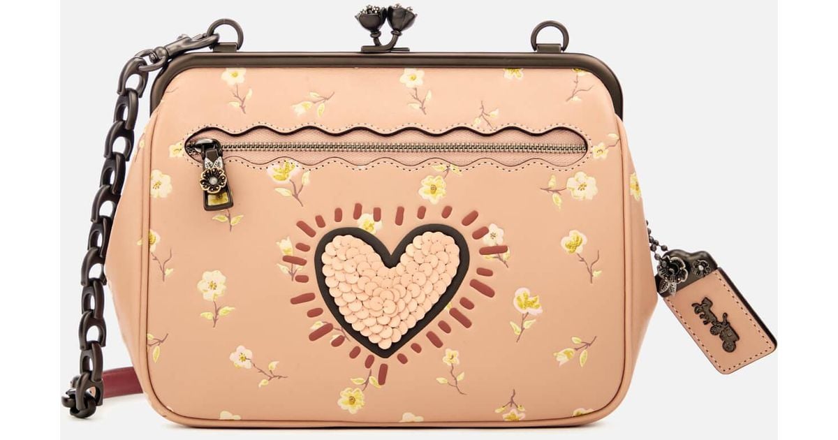 COACH Coach X Keith Haring Kisslock Cross Body Bag | Lyst