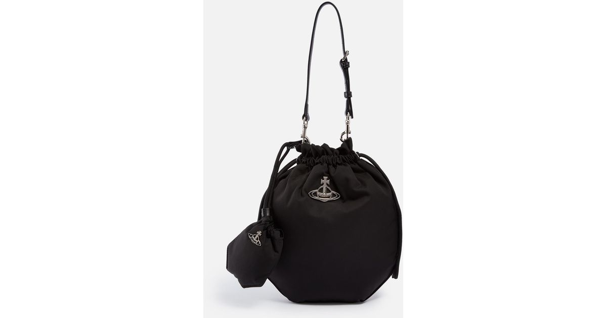 Vivienne Westwood Re nylon Drawstring Pouch Set in Black Lyst Canada