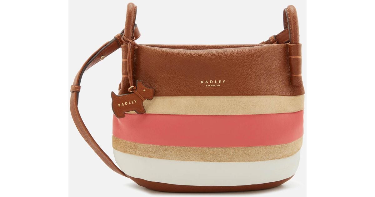 Radley Leather Wren Street Small Ziptop Cross Body Bag in Brown Lyst
