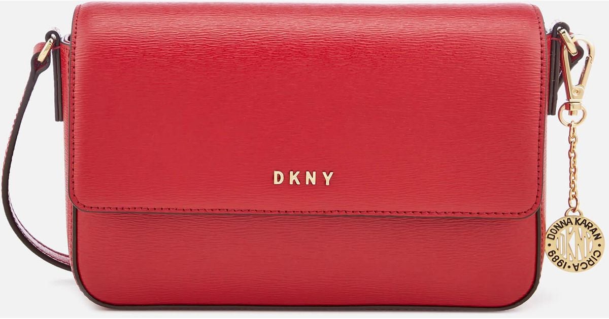 DKNY Bryant Medium Sutton Textured Leather Flap Cross Body Bag Lyst UK