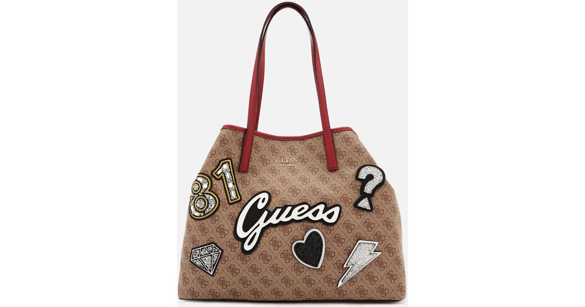 Guess Vikky Large Tote Bag | Lyst