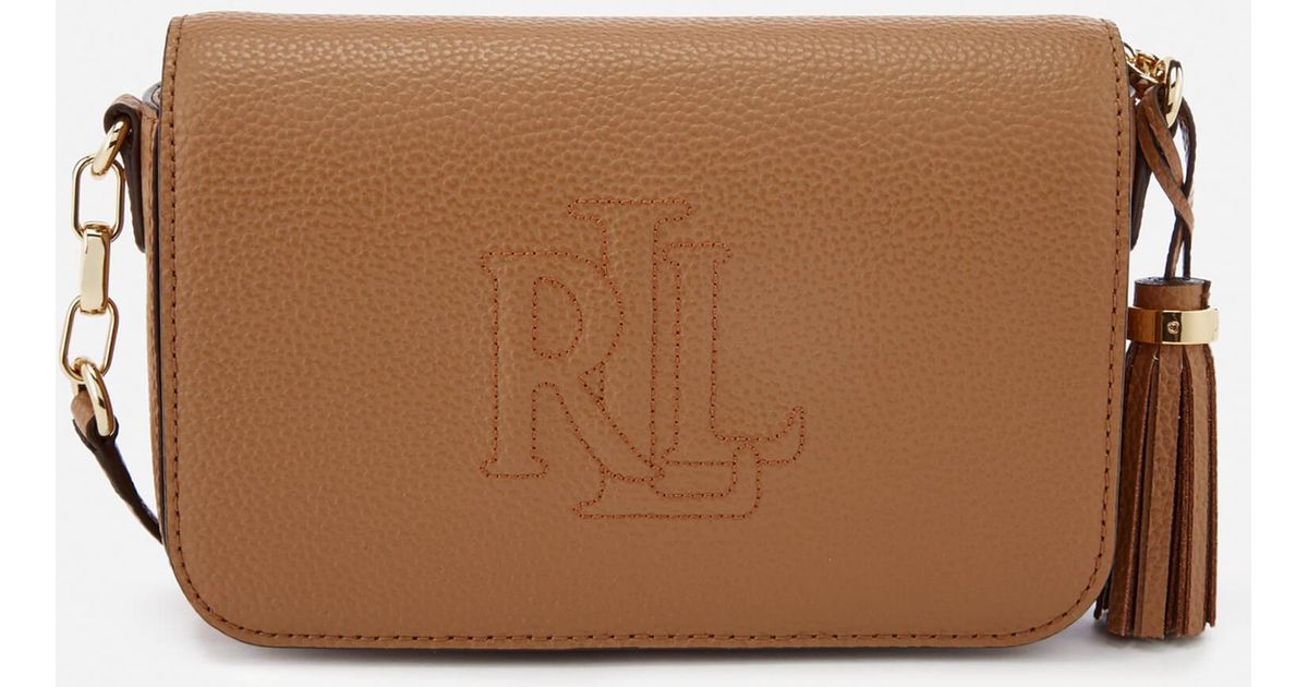 Lauren Ralph Lauren Leather Medium Carmen Crossbody Bag (£130
