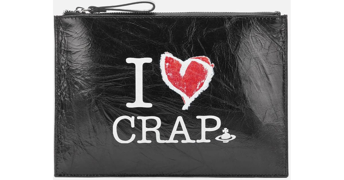 vivienne westwood i love crap bag