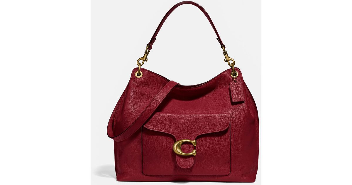 COACH Tabby Hobo in Red | Lyst Australia